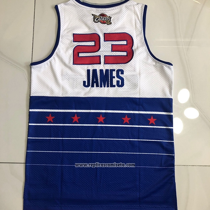 Camiseta All Star 2006 LeBron James #23 Azul Blanco